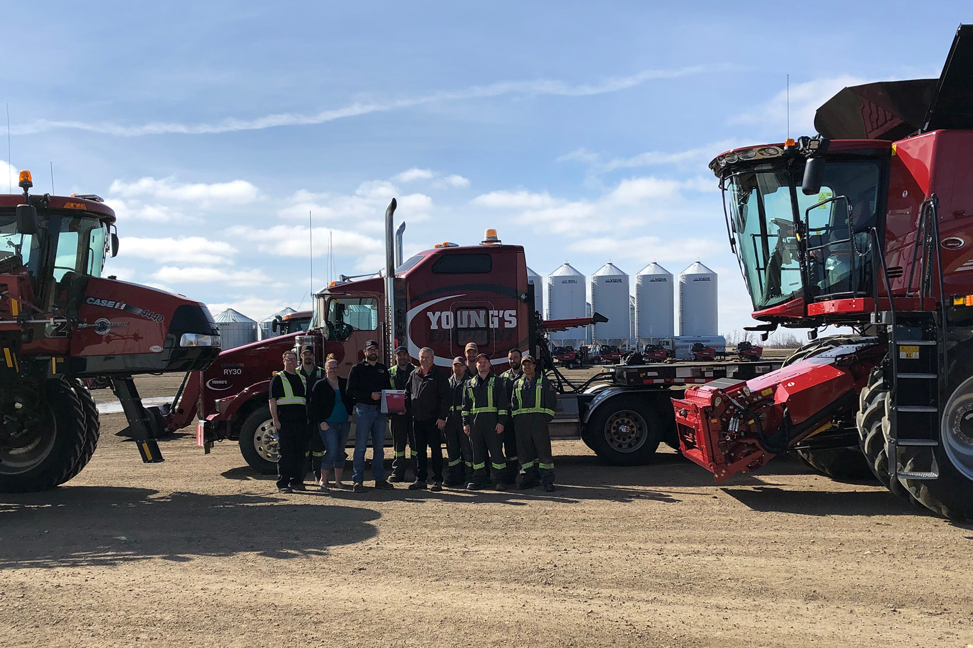 Case IH Pinnacle Service Award for Raymore